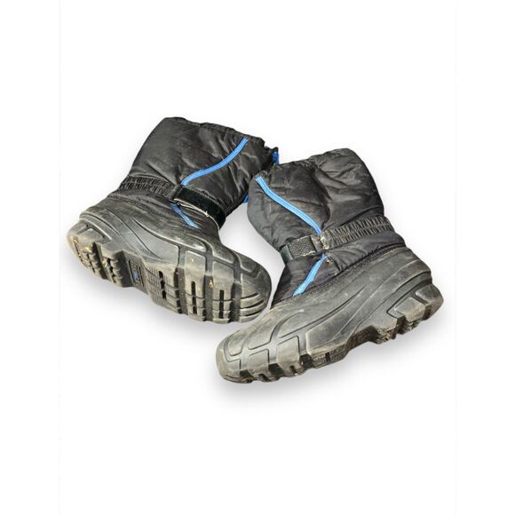 Sorel Big Kids Black Flurry Waterproof TP Insulated Boots sz 5 Washable Liner Ru - Picture 6 of 8